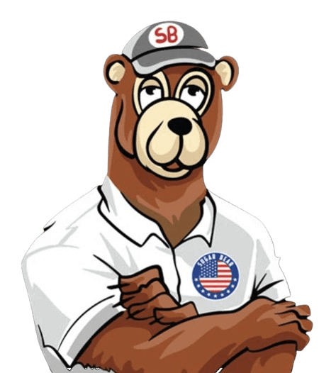 Sugar Bear mascot logo