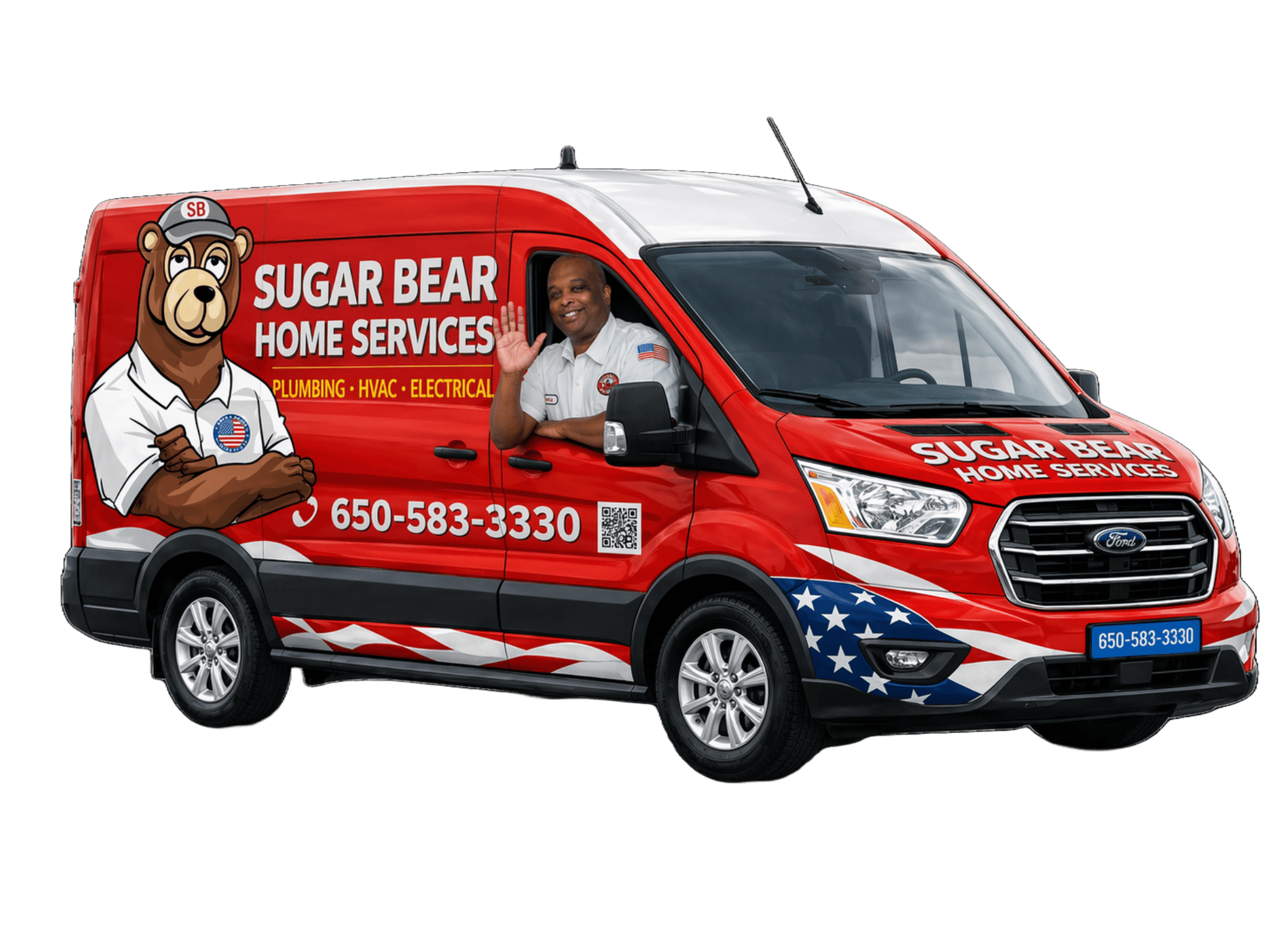 Sugar Bear company van