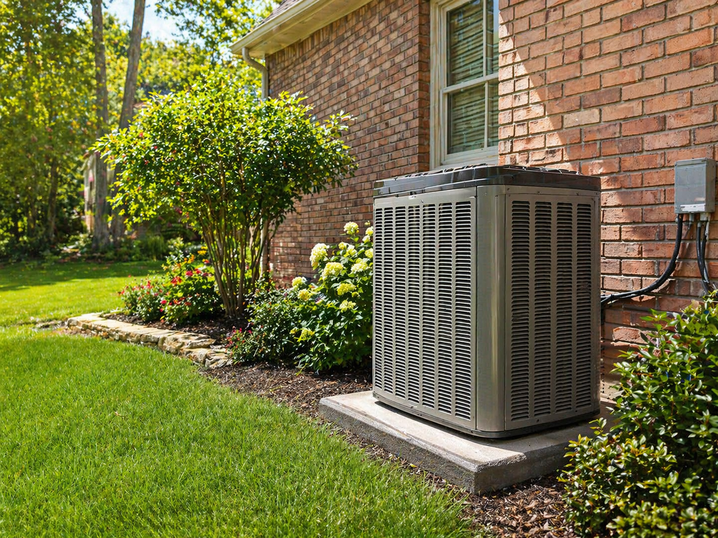 Residential HVAC outdoor unit